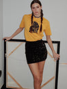 PROD yellow / XS (casual) Black Cat Classic T-shirt