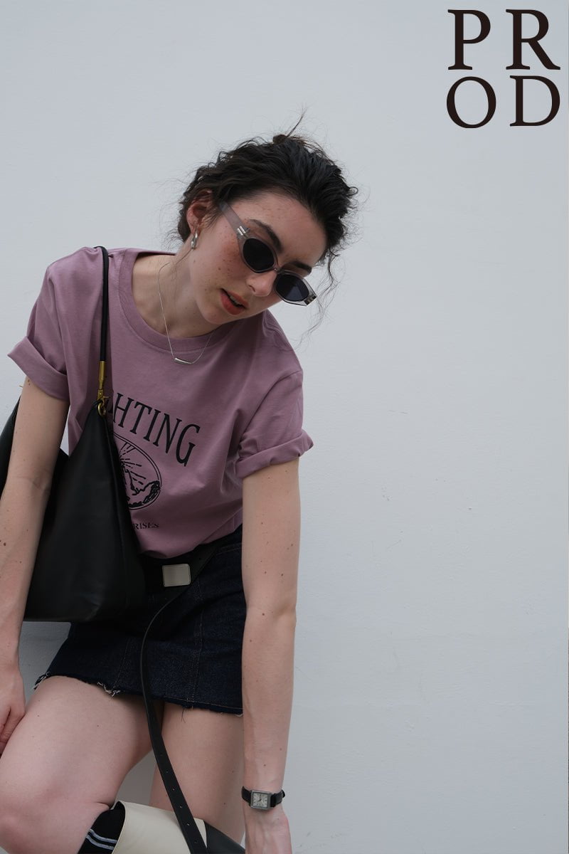 PROD Bldg Apparel & Accessories 18基础T恤紫色太阳