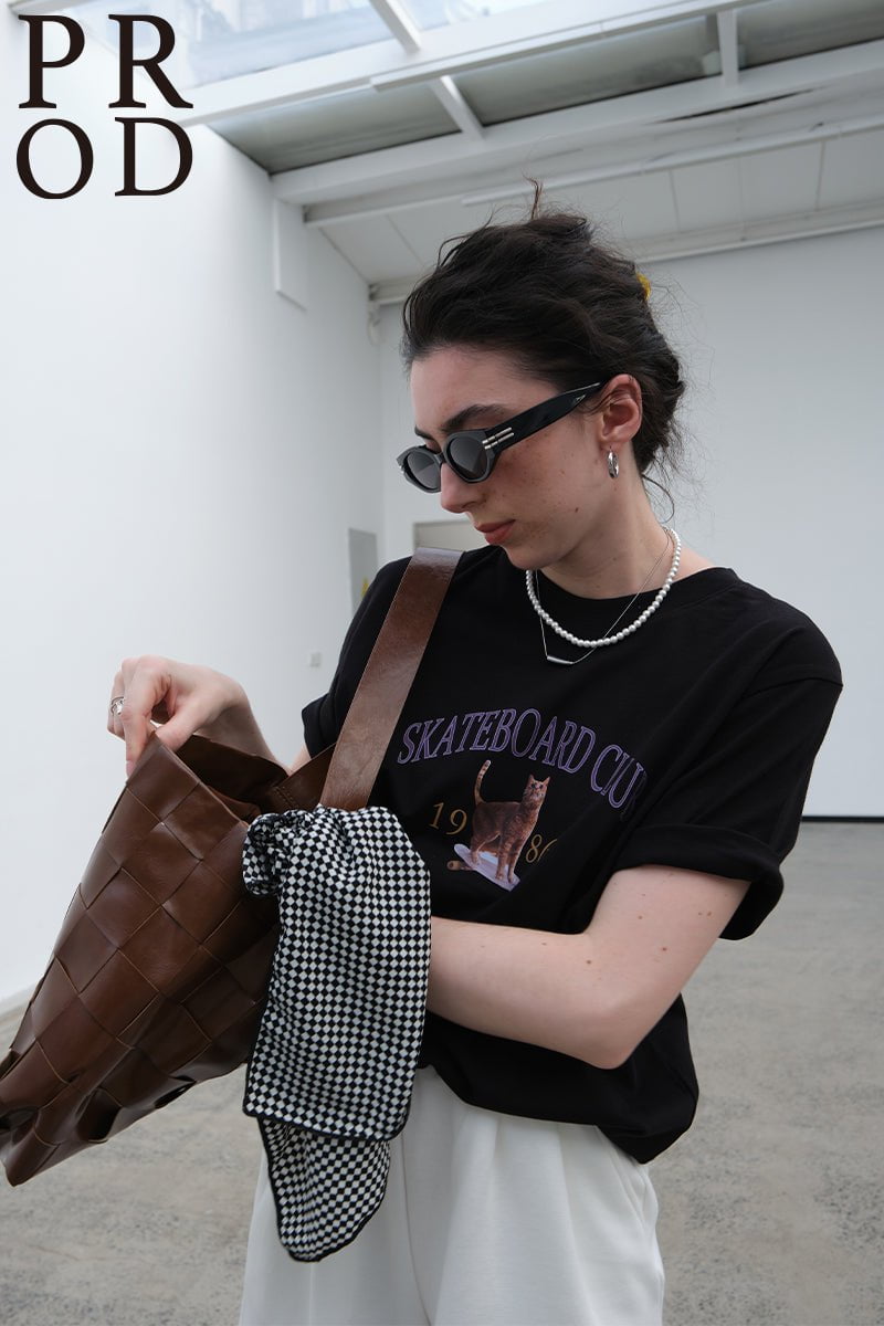 PROD Bldg Apparel & Accessories 19基础T恤黑色猫咪