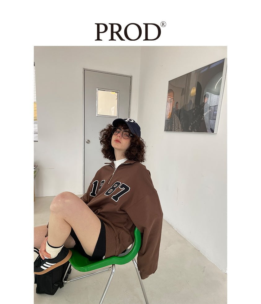 PROD Bldg Apparel & Accessories 1987 Quarter Zip Sweatshirt