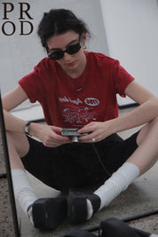 PROD Bldg Apparel & Accessories 25基础T恤红色度假小人