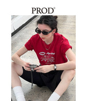PROD Bldg Apparel & Accessories 25基础T恤红色度假小人