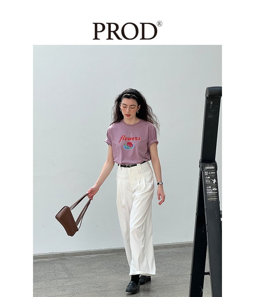 PROD Bldg Apparel & Accessories 28 手机片 基础T恤粉色小花