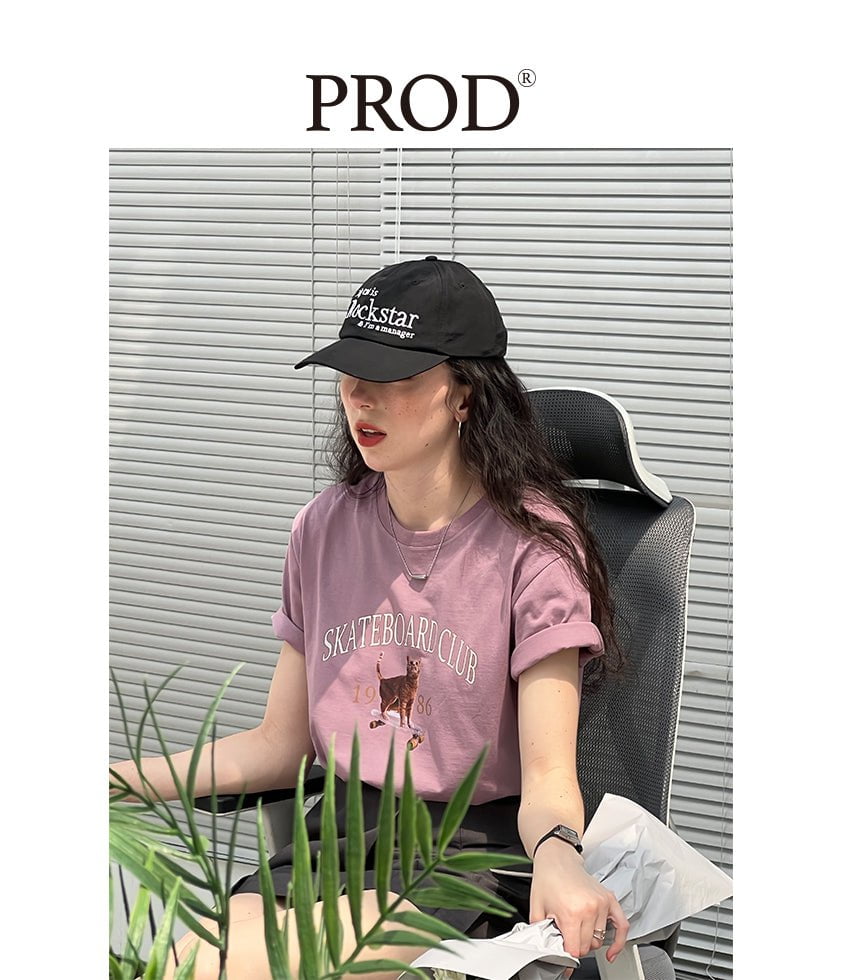 PROD Bldg Apparel & Accessories 30基础T恤粉色小猫