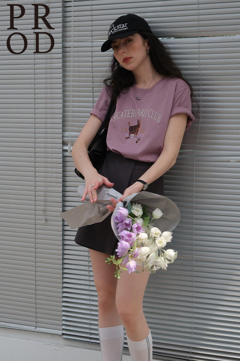 PROD Bldg Apparel & Accessories 30基础T恤粉色小猫