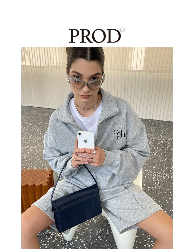 PROD Bldg Apparel & Accessories Cgh Quarter Zip Sweatshirt Only / Gray