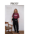 PROD Bldg Apparel & Accessories Concept Big Letters Short Sleeve T-Shirt / Mauve