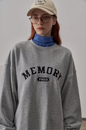 PROD Bldg Apparel & Accessories Crewneck Embroidered Sweatshirt Hemp Grey