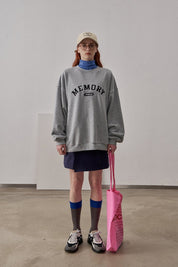 PROD Bldg Apparel & Accessories Crewneck Embroidered Sweatshirt Hemp Grey