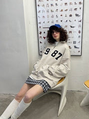 PROD Bldg Apparel & Accessories Loose Fit 1987 Quarter Zip Sweatshirt / Beige