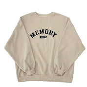 PROD Bldg Apparel & Accessories Multicolor Letters  Embroidered Crewneck  Sweatshirt