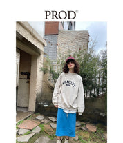 PROD Bldg Apparel & Accessories Multicolor Letters  Embroidered Crewneck  Sweatshirt