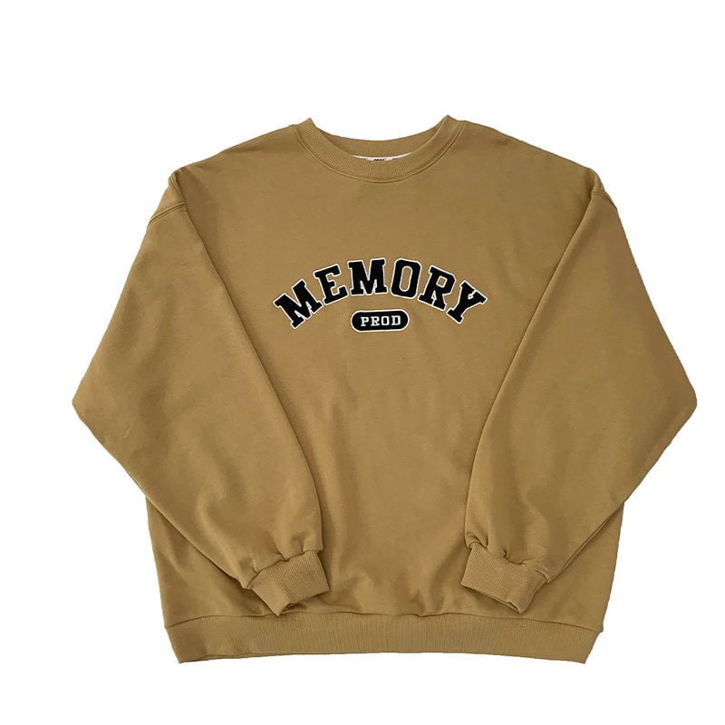 PROD Bldg Apparel & Accessories Multicolor Letters  Embroidered Crewneck  Sweatshirt
