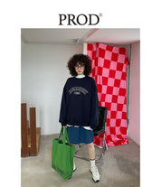 PROD Bldg Apparel & Accessories Multicolor Letters  Embroidered Crewneck  Sweatshirt