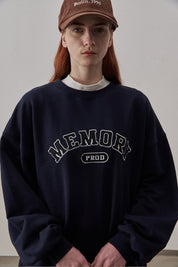 PROD Bldg Apparel & Accessories Multicolor Letters  Embroidered Crewneck  Sweatshirt