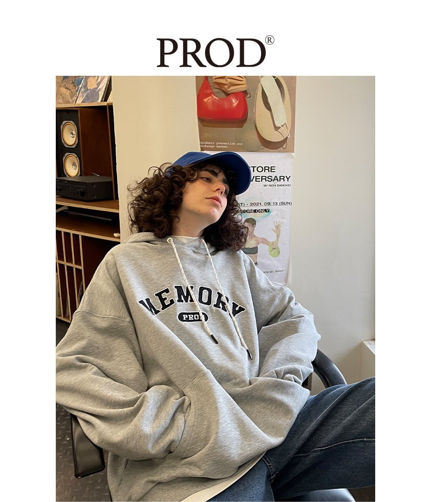 PROD Bldg Apparel & Accessories Multicolor Letters  Embroidered Hoodie