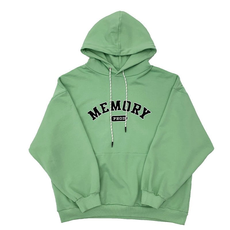PROD Bldg Apparel & Accessories Multicolor Letters  Embroidered Hoodie