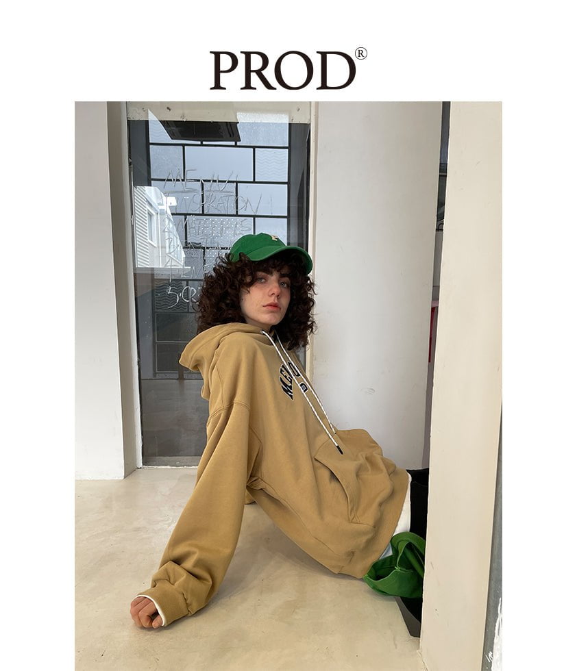 PROD Bldg Apparel & Accessories Multicolor Letters  Embroidered Hoodie