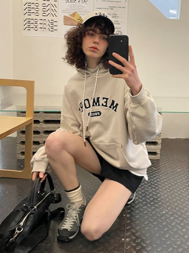 PROD Bldg Apparel & Accessories Multicolor Letters  Embroidered Hoodie