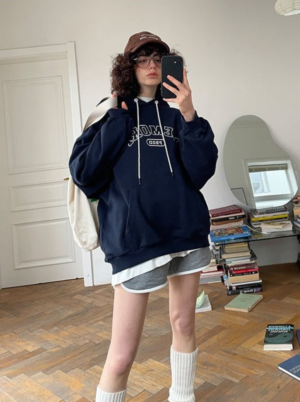 PROD Bldg Apparel & Accessories Multicolor Letters  Embroidered Hoodie