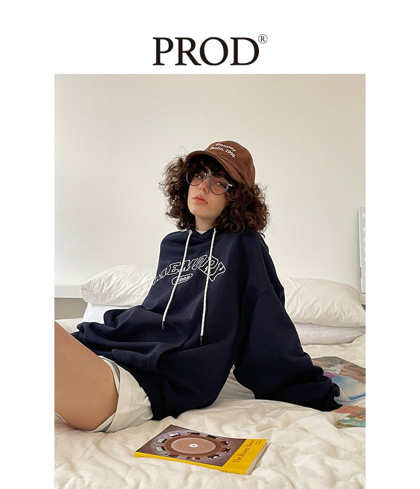 PROD Bldg Apparel & Accessories Multicolor Letters  Embroidered Hoodie