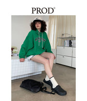 PROD Bldg Apparel & Accessories Multicolor Letters  Embroidered Hoodie