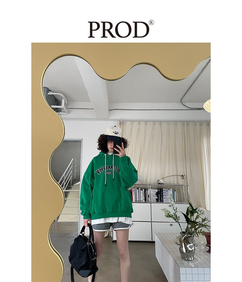 PROD Bldg Apparel & Accessories Multicolor Letters  Embroidered Hoodie