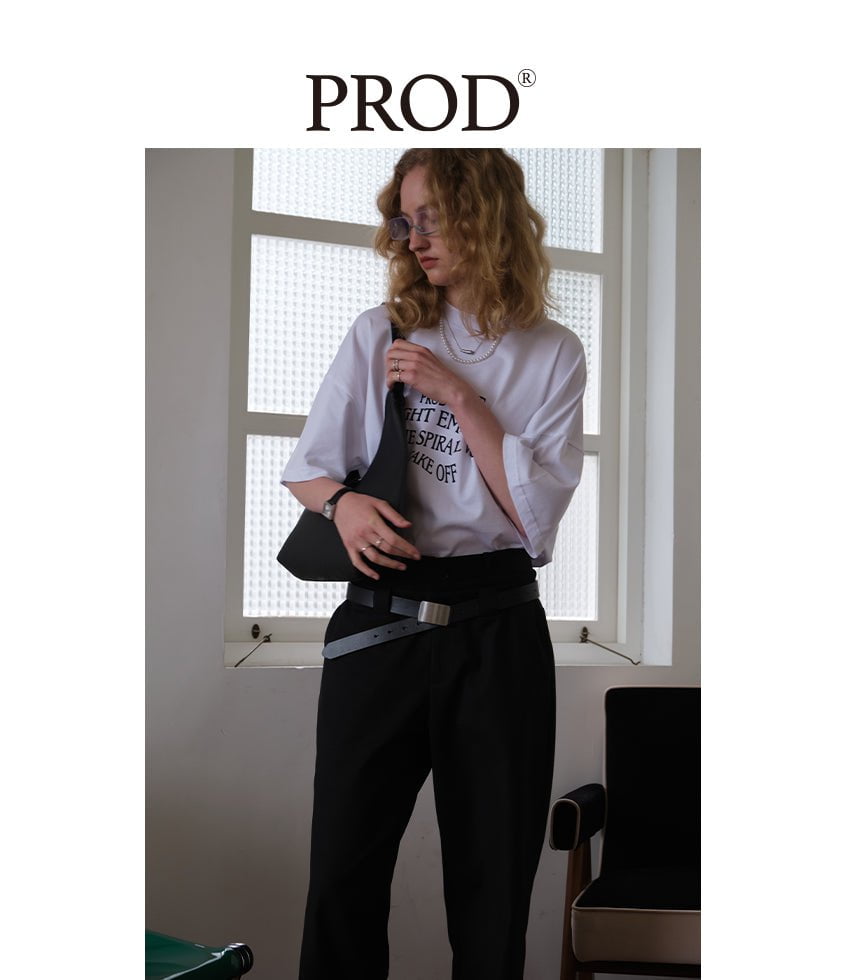 PROD Bldg Apparel & Accessories Oversized Prod Wave Short Sleeve T-Shirt / White