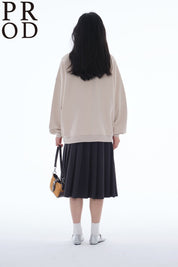 PROD Bldg Apparel & Accessories 毛巾绣小狗卫衣米色pp