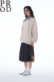 PROD Bldg Apparel & Accessories 毛巾绣小狗卫衣米色pp