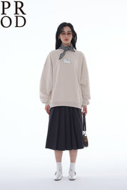 PROD Bldg Apparel & Accessories 毛巾绣小狗卫衣米色pp