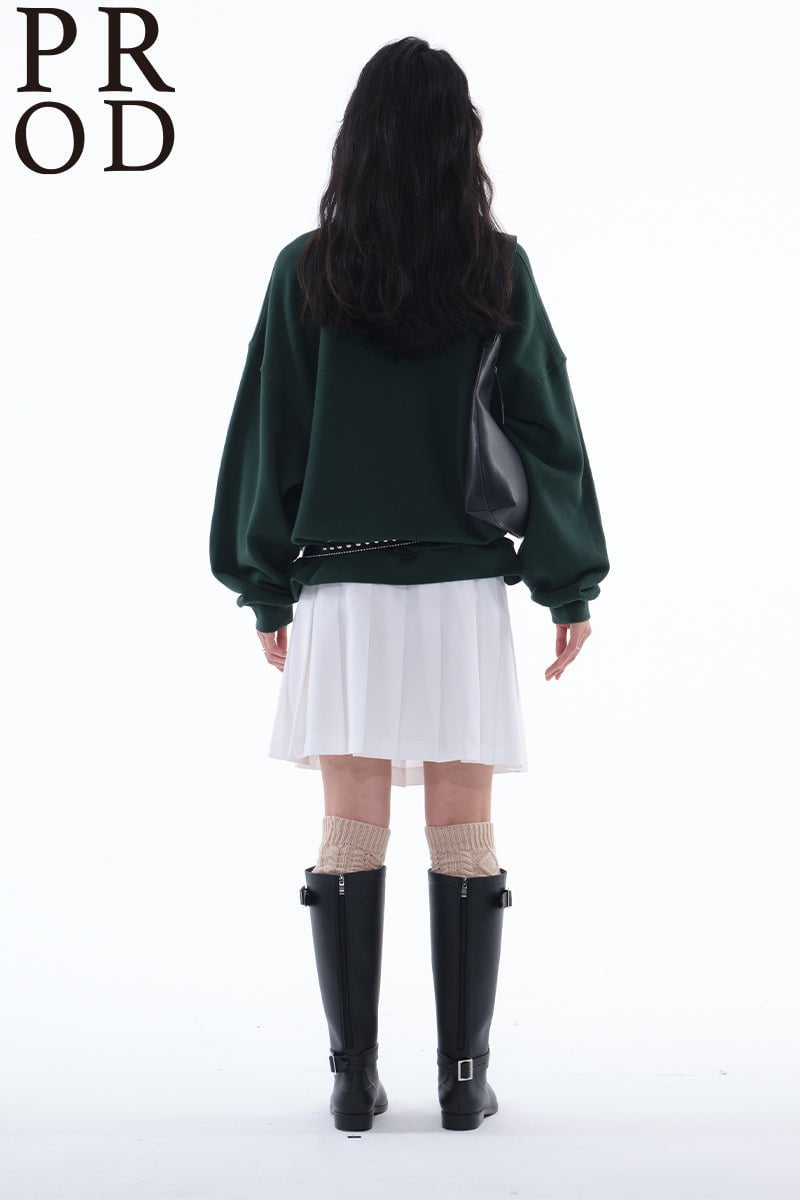 Loose Fit Landing 1986 Crewneck / Green