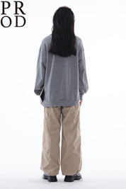 PROD Bldg Apparel & Accessories 美式翻领卫衣灰色pp