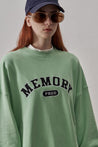 PROD Bldg Apparel & Accessories Round Neck Embroidered Sweater Melon Green