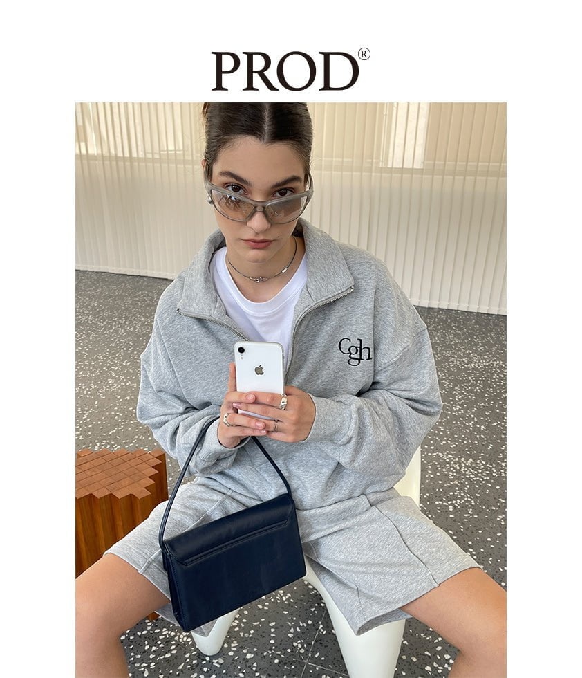 PROD Bldg Apparel & Accessories S / Gray Cgh Quarter Zip Sweatshirt Matching Short Only / Gray