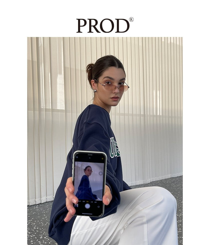 PROD Bldg Apparel & Accessories 大字母印花卫衣藏青色sj