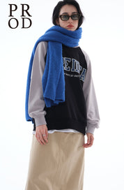 PROD Bldg Apparel & Accessories 黑灰插肩袖卫衣sj