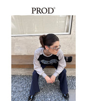 PROD Bldg Apparel & Accessories 黑灰插肩袖卫衣sj