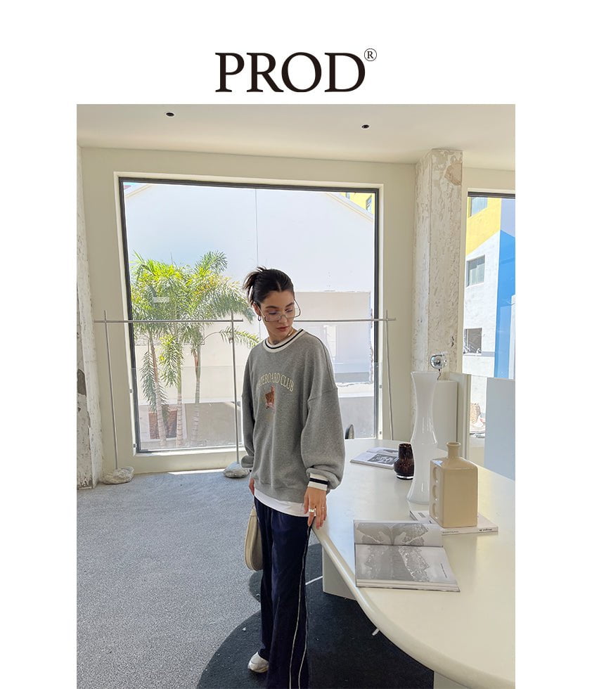 PROD Bldg Apparel & Accessories 滑板猫卫衣 灰色sj