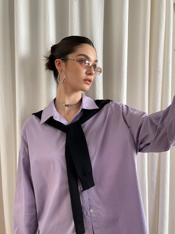 PROD Bldg Apparel & Accessories 基础衬衫 紫色sj