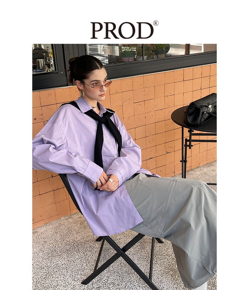 PROD Bldg Apparel & Accessories 基础衬衫 紫色sj