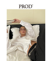 PROD Bldg Apparel & Accessories 剪刀领衬衫白色sj