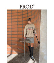 PROD Bldg Apparel & Accessories 卡其色复古刺绣卫衣sj