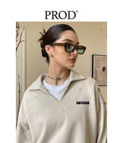PROD Bldg Apparel & Accessories 美式翻领卫衣米色sj