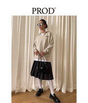 PROD Bldg Apparel & Accessories 美式翻领卫衣米色sj