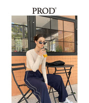 PROD Bldg Apparel & Accessories 纽扣领打底 裸色sj