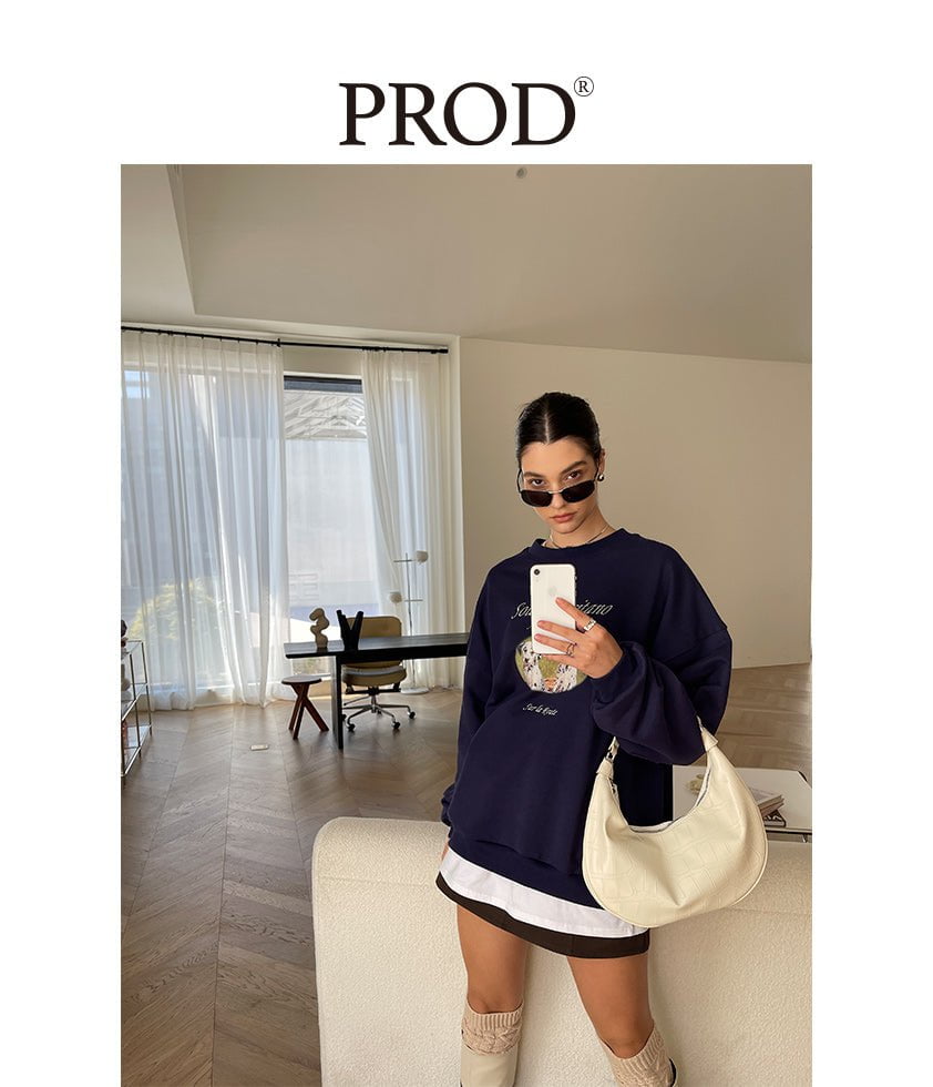 PROD Bldg Apparel & Accessories 照片小狗卫衣 藏青sj