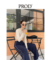 PROD Bldg Apparel & Accessories 纽扣领开衫打底 灰色sj