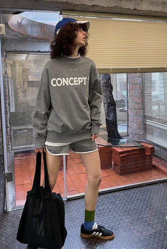 PROD Bldg Apparel & Accessories Small Fit Concept Sweatshirt / Dark Gray