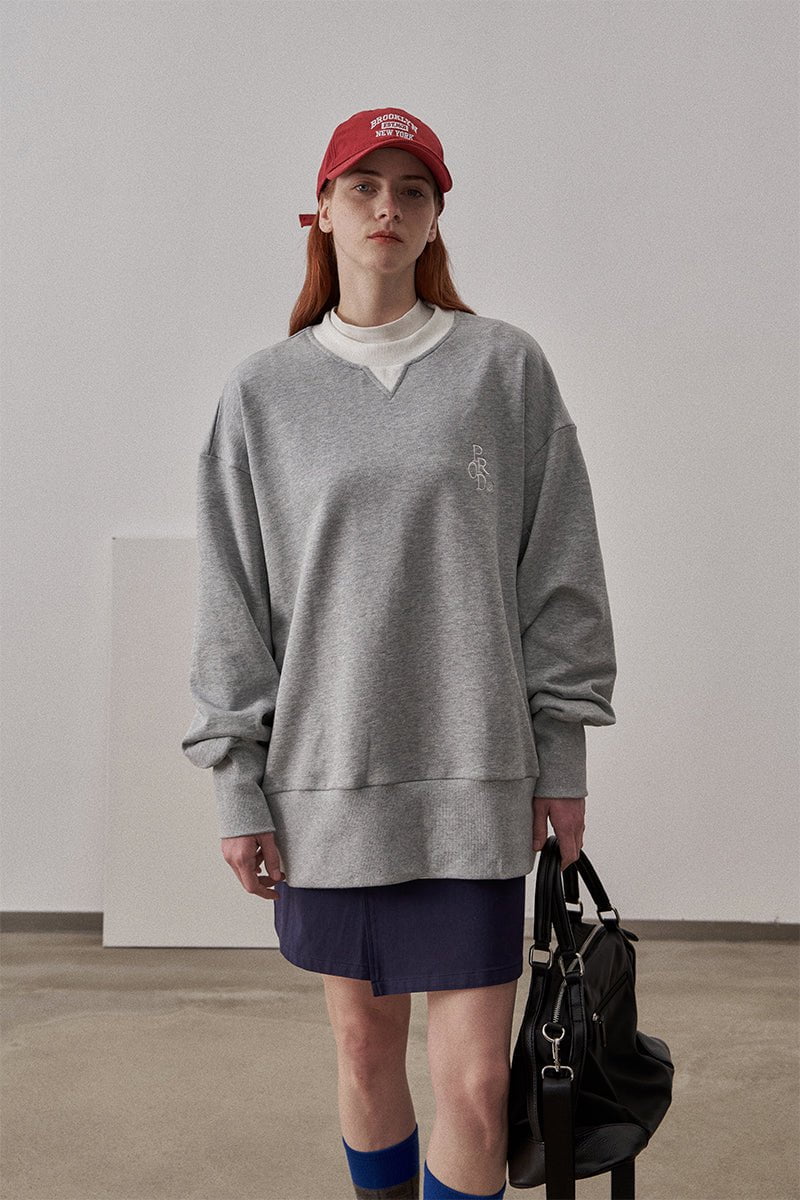 PROD Bldg Apparel & Accessories White collar sweater grey